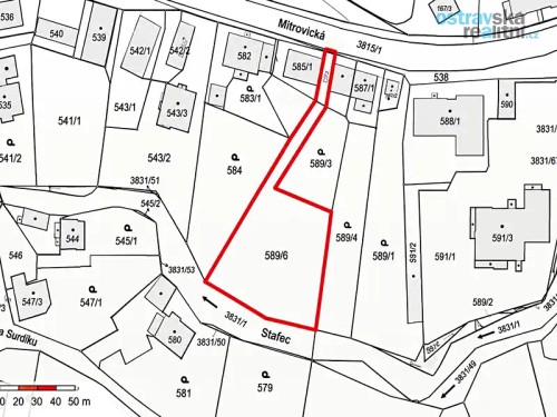 Prodej stavebního pozemku 1500 m²