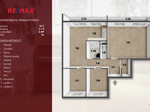 Prodaný byt 4+1 90 m²