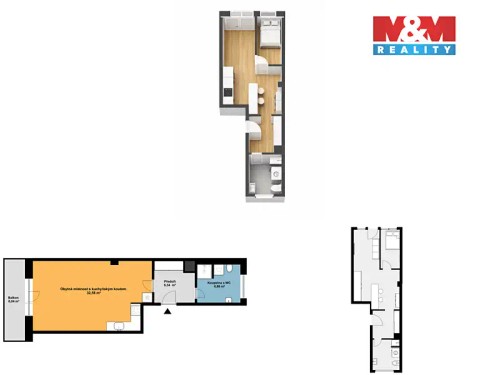 Prodaný byt 2+kk 49 m²