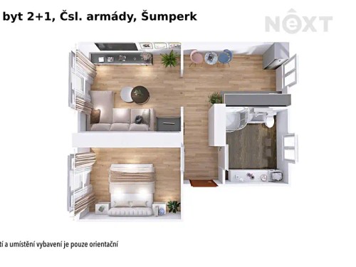 Prodaný byt 2+1 48 m²
