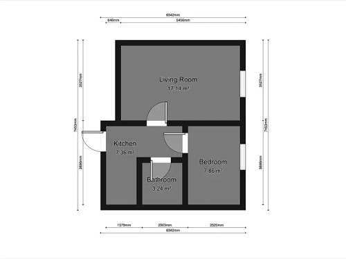Prodaný byt 1+1 39 m²