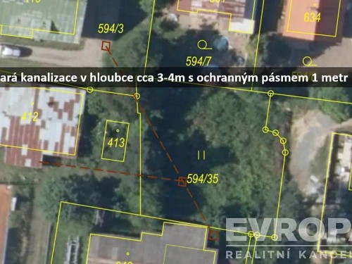 Prodej stavebního pozemku 629 m²