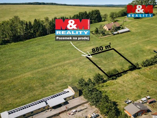 Prodej stavebního pozemku 880 m²