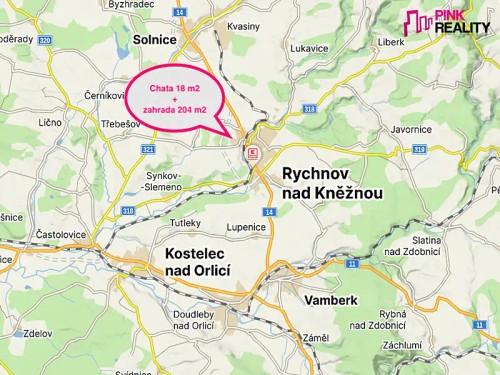 Prodej chaty 18 m², pozemek 222 m²