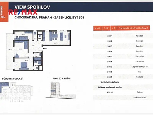Prodej bytu 4+kk 89 m²
