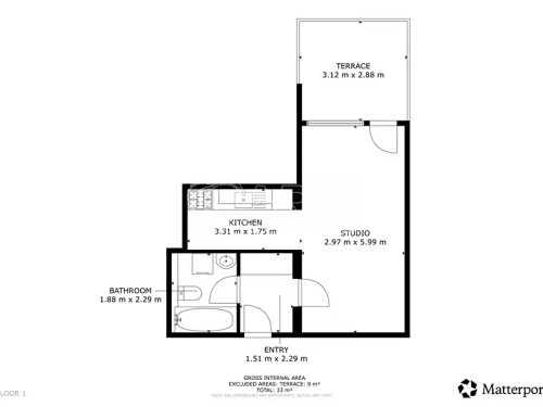 Prodej bytu 1+kk 39 m²