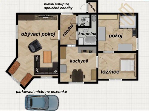Prodaný byt 3+1 90 m²