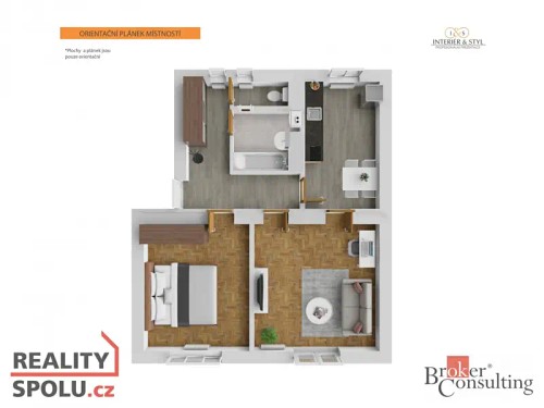 Prodaný byt 2+1 65 m²