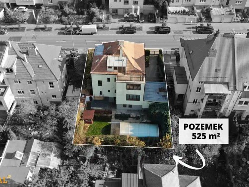 Prodej vily 354 m², pozemek 525 m²