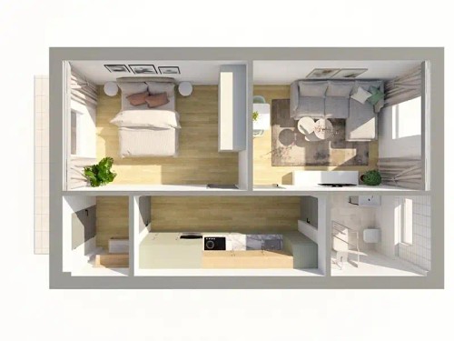 Prodej bytu 2+kk 40 m²