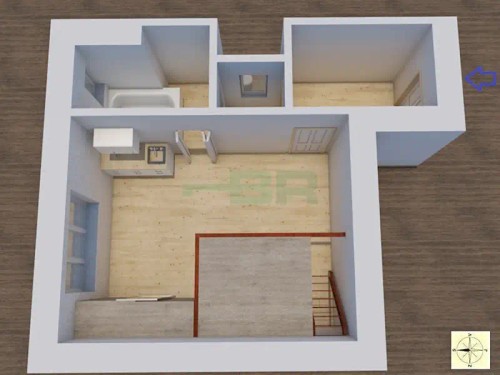 Prodaný  byt 1+kk 31 m²
