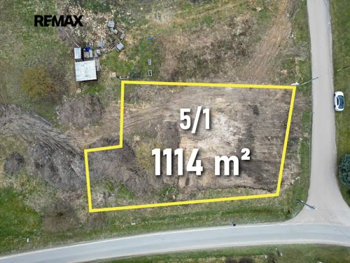 Prodej stavebního pozemku 1114 m²