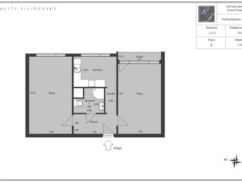 Prodaný byt 2+1 64 m²