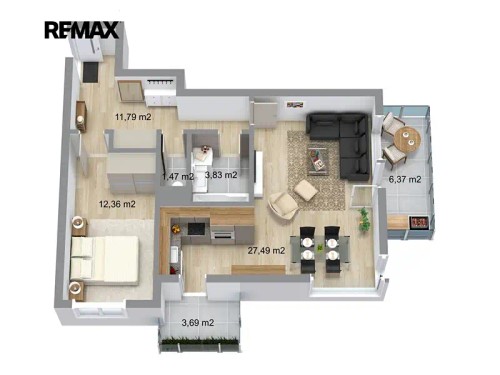 Prodej bytu 2+kk 57 m²