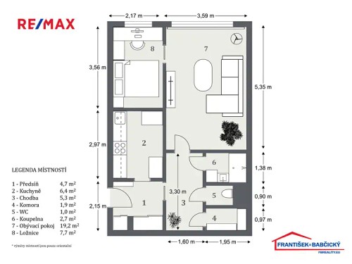 Prodej bytu 2+kk 46 m²