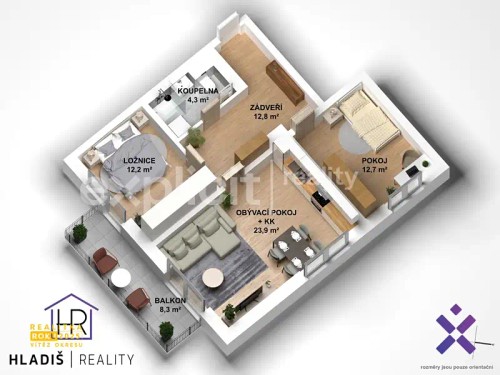 Prodej bytu 3+kk 66 m²