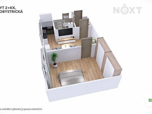 Prodej bytu 2+kk 40 m²