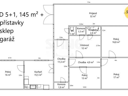 Prodej domu 145 m², pozemek 594 m²