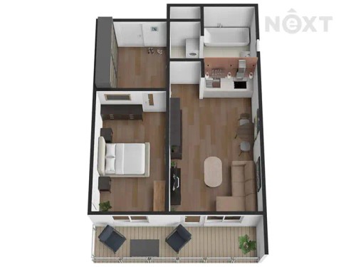 Prodej bytu 2+kk 54 m²