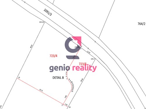 Prodej stavebního pozemku 1145 m²