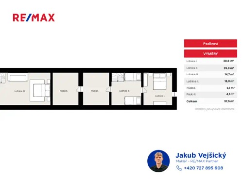 Prodaná  chalupa 207 m², pozemek 896 m²