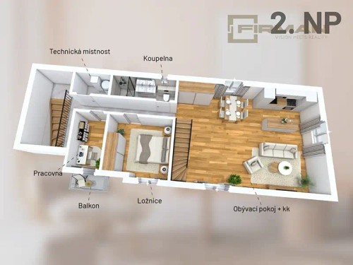 Prodej atypického bytu 110 m²