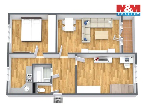 Prodaný byt 3+1 71 m²