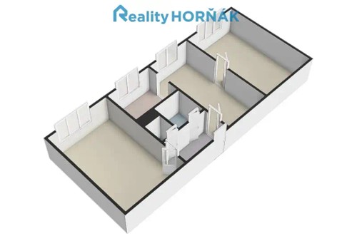 Prodej bytu 3+1 56 m²