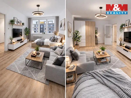 Prodaný byt 1+1 43 m²
