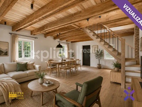 Prodej chaty 60 m², pozemek 2555 m²