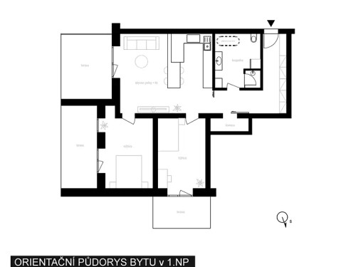 Prodej bytu 3+kk 89 m²