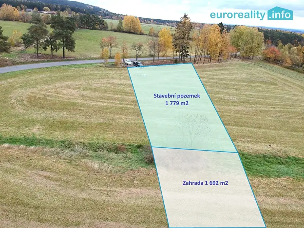 Stavební pozemek 3471&nbsp;m²