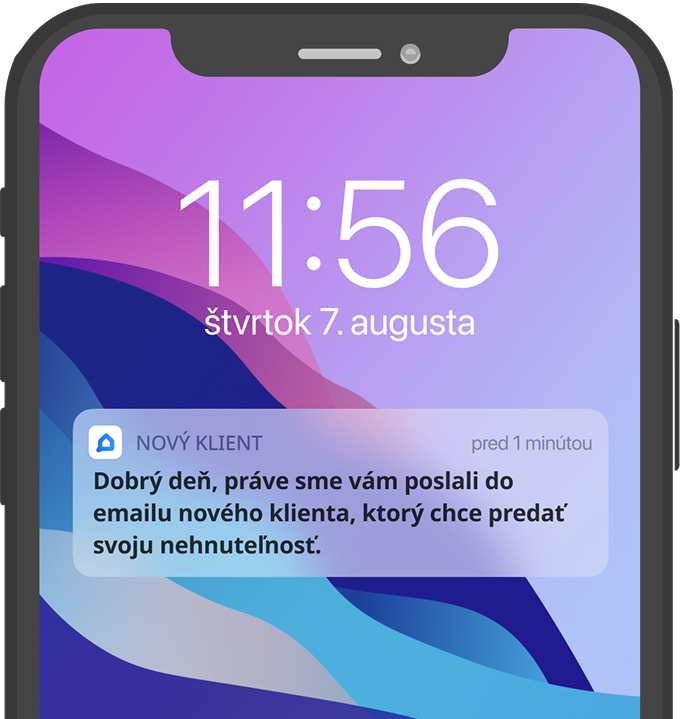 Értesítés új ügyfélről