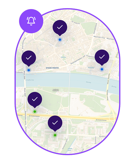 Térkép régiókkal