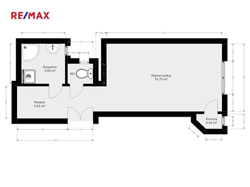 Prodaný byt 1+kk 28 m²