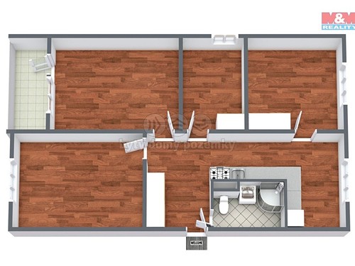 Prodaný byt 4+1 78 m²