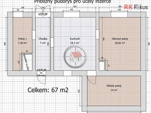 Prodaný dům 67 m², pozemek 424 m²