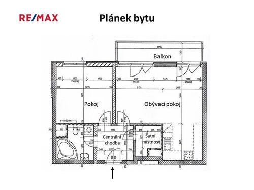 Prodaný byt 2+kk 65 m²