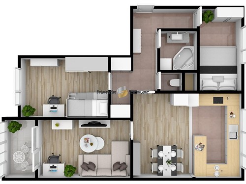 Prodaný byt 3+1 68 m²