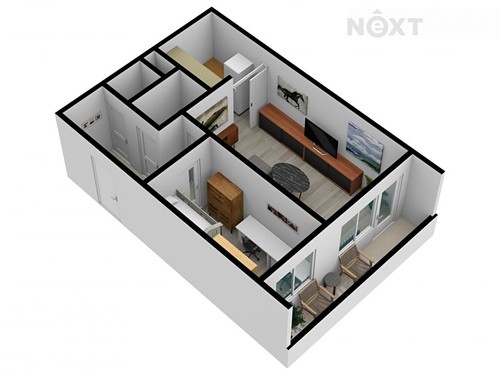 Prodaný byt 2+kk 42 m²