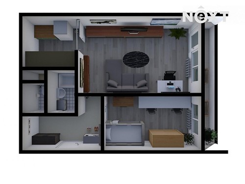 Prodaný byt 2+kk 42 m²