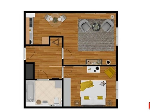 Prodaný byt 2+kk 51 m²
