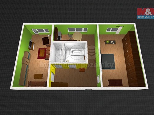 Prodaný byt 2+1 64 m²
