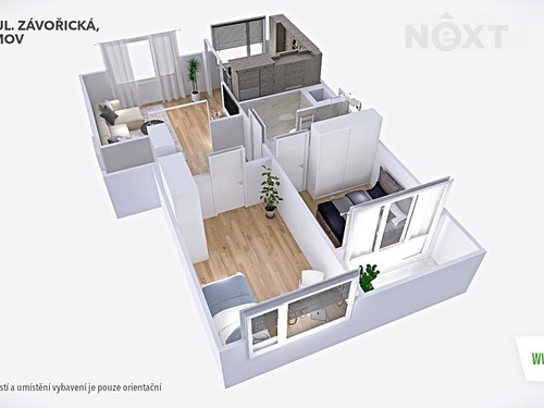 Prodaný byt 3+1 61 m²