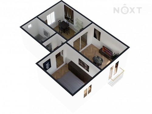 Prodaný byt 2+1 54 m²
