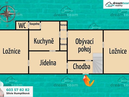 Prodaná chalupa 150 m², pozemek 1657 m²