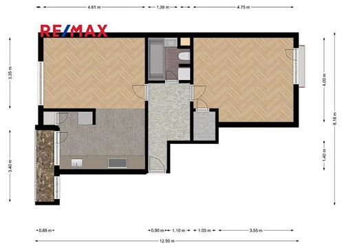 Prodaný byt 2+1 75 m²