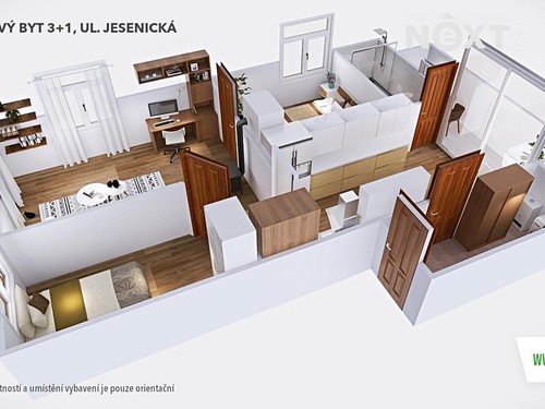 Prodaný byt 3+1 74 m²