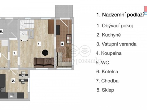 Prodaná chata 78 m², pozemek 655 m²