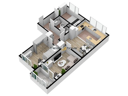 Prodaný byt 3+1 68 m²